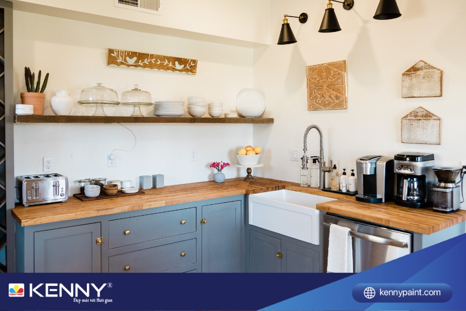 Các tông màu pastel sẽ tạo cảm giác thoáng đãng, hiện đại