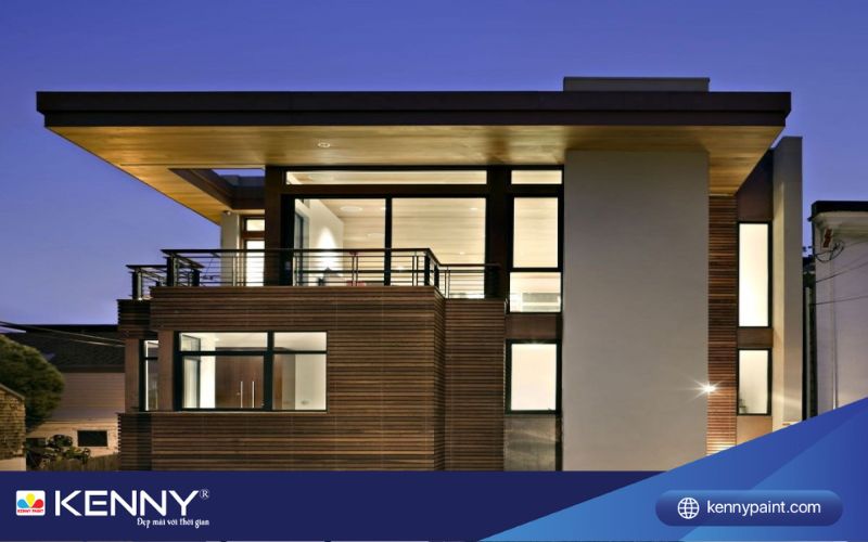 Sơn KENNY - Điểm tô ngôi nhà mơ ước nhà cấp 4 có tầng hầm 1