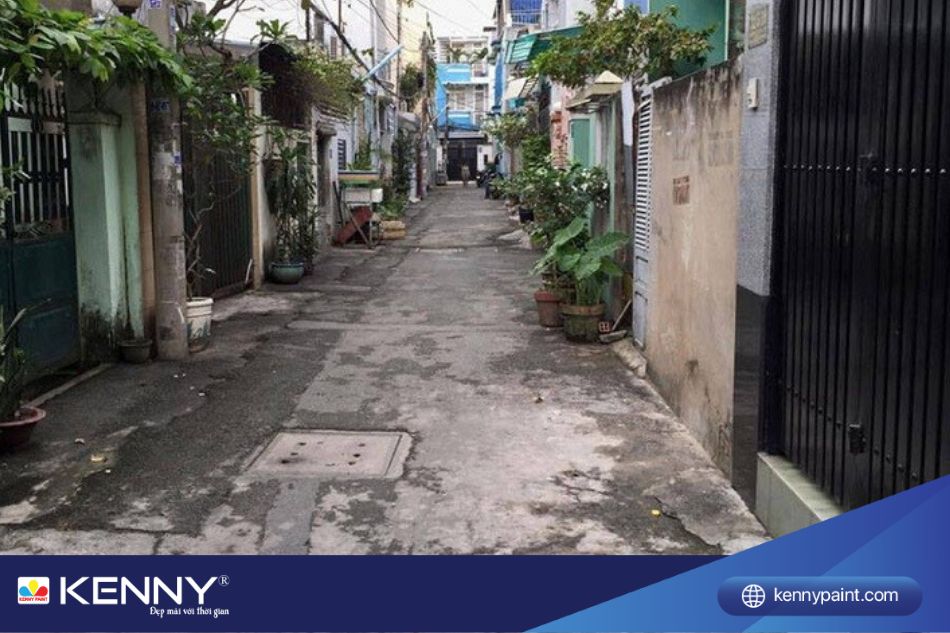 Rất nhiều người không thích mua nhà đâm hông vì có ảnh hưởng đến phong thủy