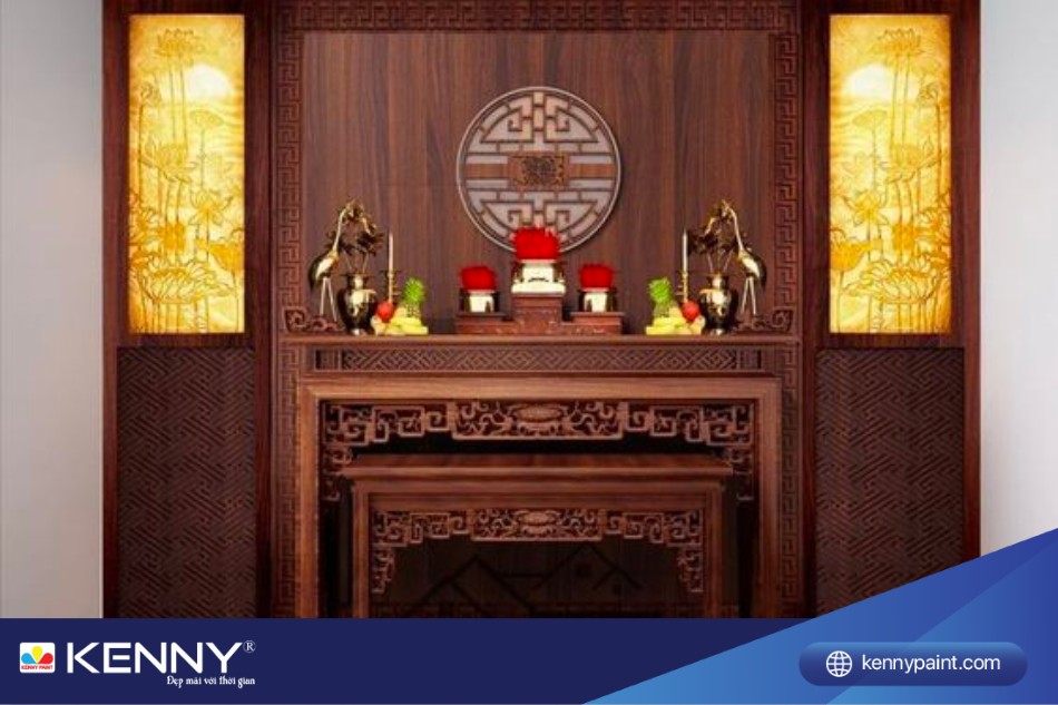 Đặt bàn thờ ở vị trí cao nhất trong nhà