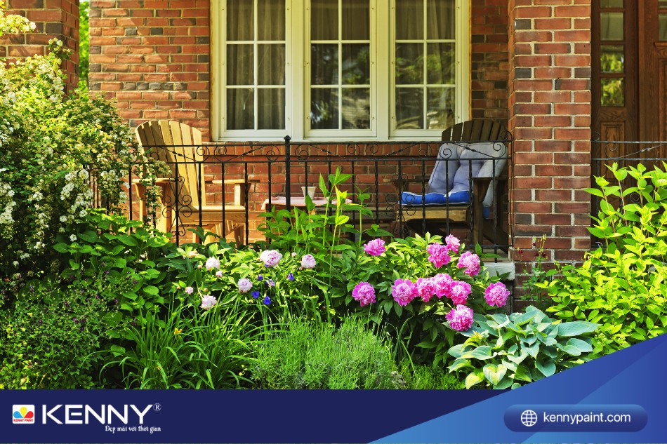 Trồng theo cây xanh để tạo năng lượng tích cực cho ngôi nhà