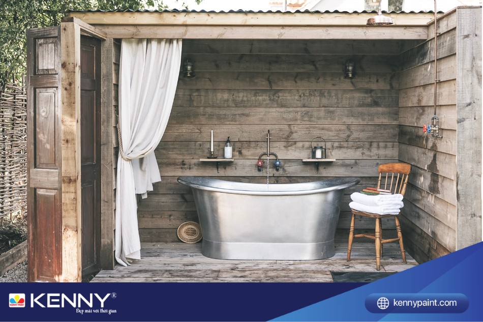 Sự mộc mạc tạo nên không gian thoải mái