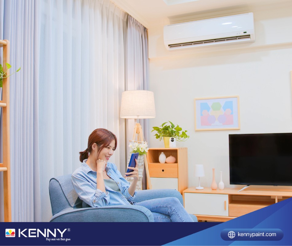 Nhiệt độ phòng sẽ được cài đặt tự động hoặc điều khiển từ xa