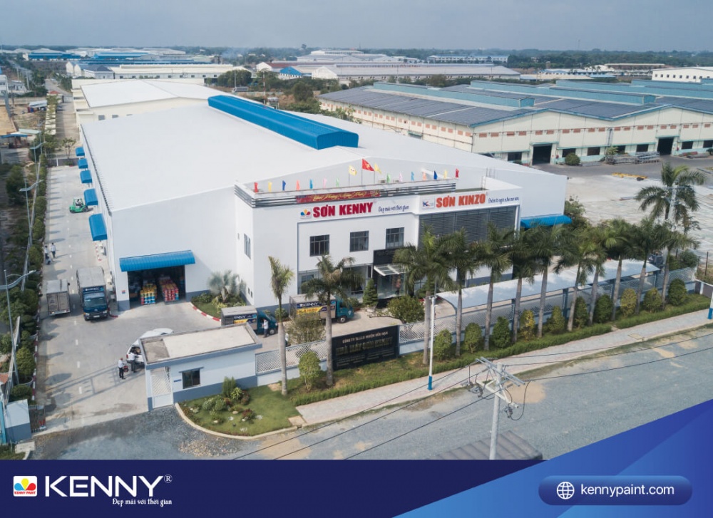 Sơn KENNY - Điểm tô ngôi nhà mơ ước nha-may-son-kenny