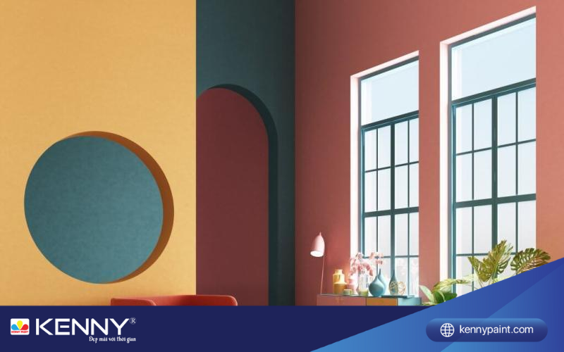 Sơn KENNY - Điểm tô ngôi nhà mơ ước nha-phong-cach-retro-3