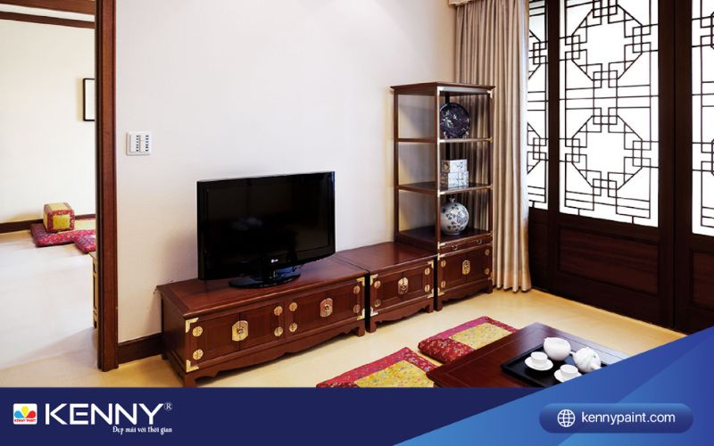 Sơn KENNY - Điểm tô ngôi nhà mơ ước phòng khách phong cách hàn quốc 2