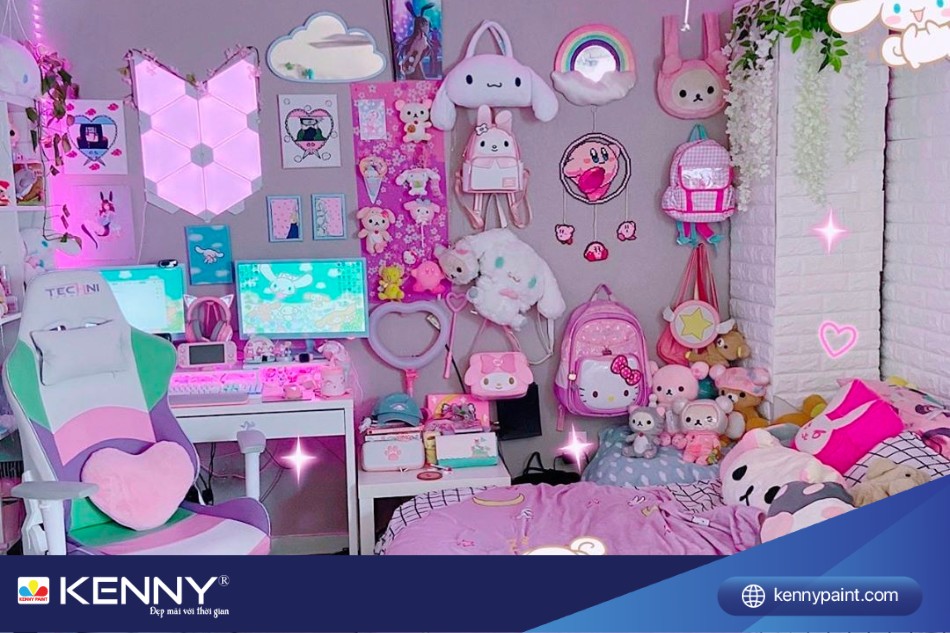 Sử dụng phụ kiện anime giúp căn phòng đáng yêu hơn