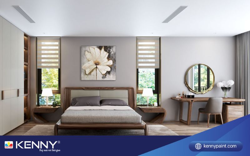 Sơn KENNY - Điểm tô ngôi nhà mơ ước phòng ngủ bị hầm nóng 1