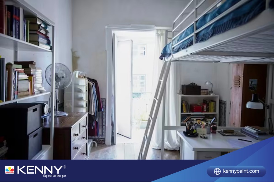 Giường tầng cho phòng ngủ ngang 2m, 2m2