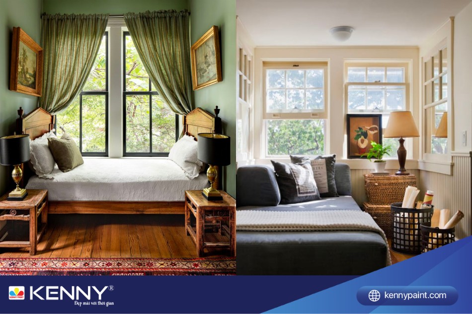 Phòng ngủ nhỏ có cửa sổ là điều vô cùng tuyệt vời