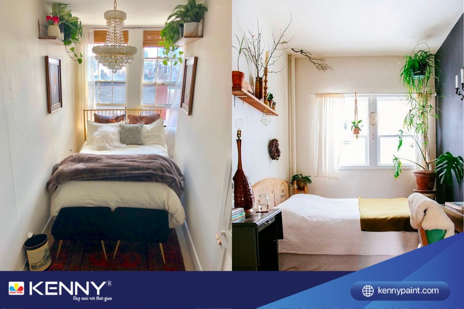 Trang trí cây xanh cũng là ý tưởng không tệ