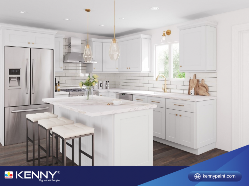 Sơn KENNY - Điểm tô ngôi nhà mơ ước phoi-mau-son-phong-bep-4