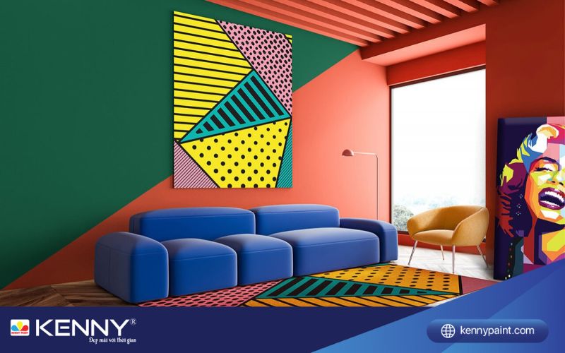 Sơn KENNY - Điểm tô ngôi nhà mơ ước phong cách pop art 1