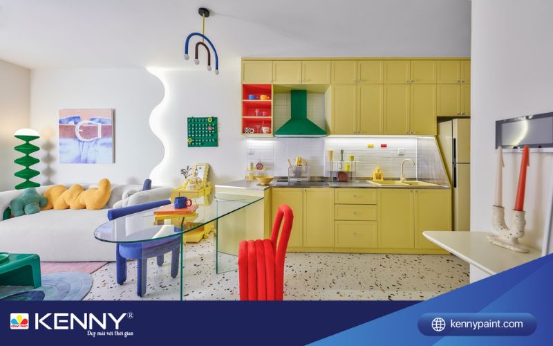 Sơn KENNY - Điểm tô ngôi nhà mơ ước phong cách pop art 2