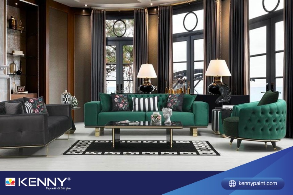 Phòng khách thiết kế theo phong cách Avant Garde