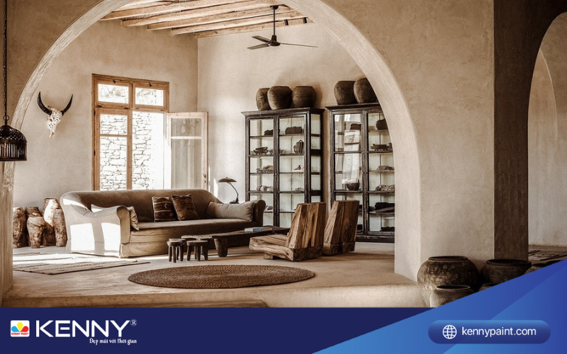 Sơn KENNY - Điểm tô ngôi nhà mơ ước phong-cach-thiet-ke-rustic-3