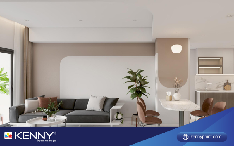 Sơn KENNY - Điểm tô ngôi nhà mơ ước phong-khach-chung-cu-1