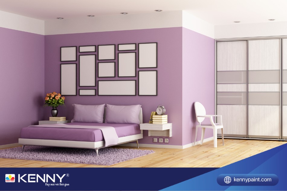 Màu trắng và tím thơ mộng, nhẹ nhàng vô cùng thư giãn