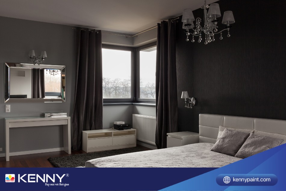 Xám và đen là sự kết hợp đầy bí ẩn, tối giản nhưng vẫn rất sang trọng