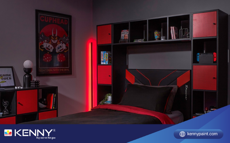 Sơn KENNY - Điểm tô ngôi nhà mơ ước phong-ngu-gaming-3
