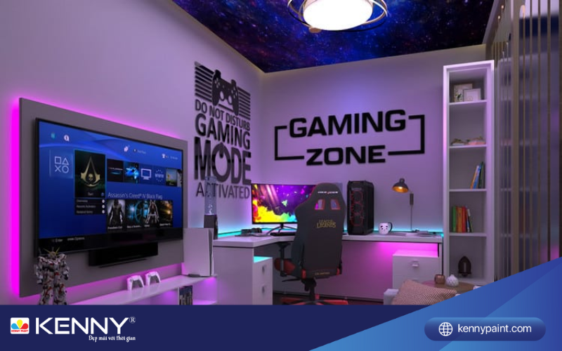 Sơn KENNY - Điểm tô ngôi nhà mơ ước phong-ngu-gaming-8