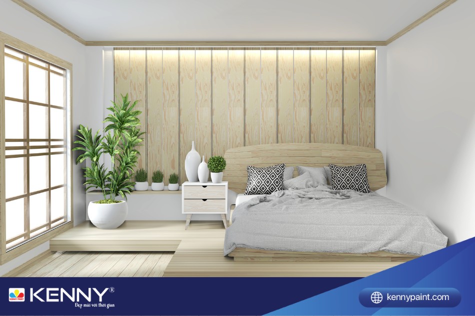 Phòng ngủ phong cách Nhật Bản vô cùng gọn gàng