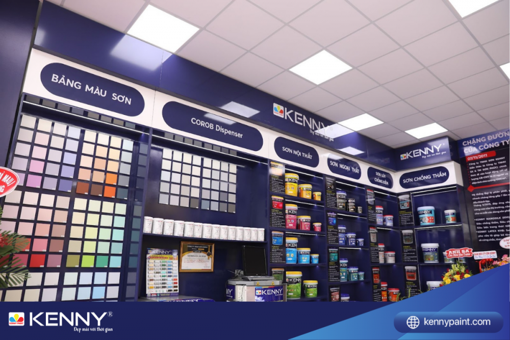 Sơn KENNY - Điểm tô ngôi nhà mơ ước showroom-kenny-1