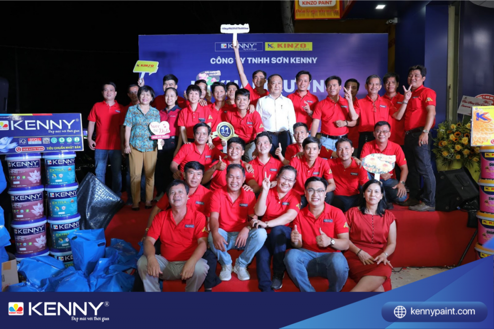 Sơn KENNY - Điểm tô ngôi nhà mơ ước showroom-kinzo