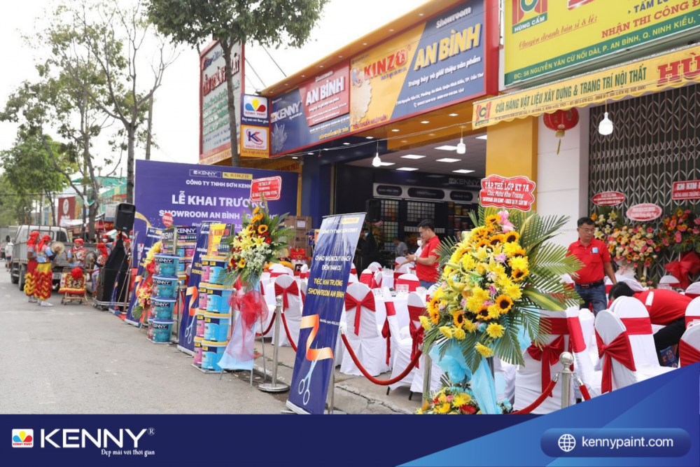 Sơn KENNY - Điểm tô ngôi nhà mơ ước showroom-kenny