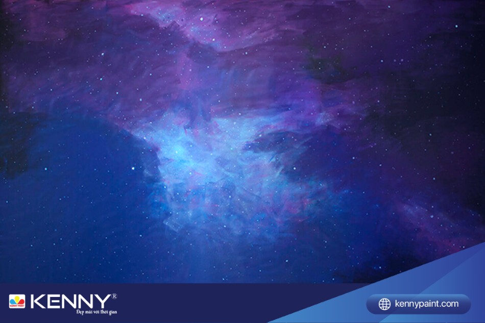 Sơn galaxy tạo sự độc đáo, khác biệt cho không gian