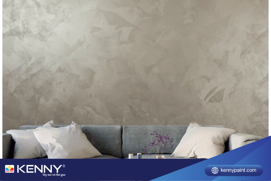 Sơn có hiệu ứng vải lụa mềm mại