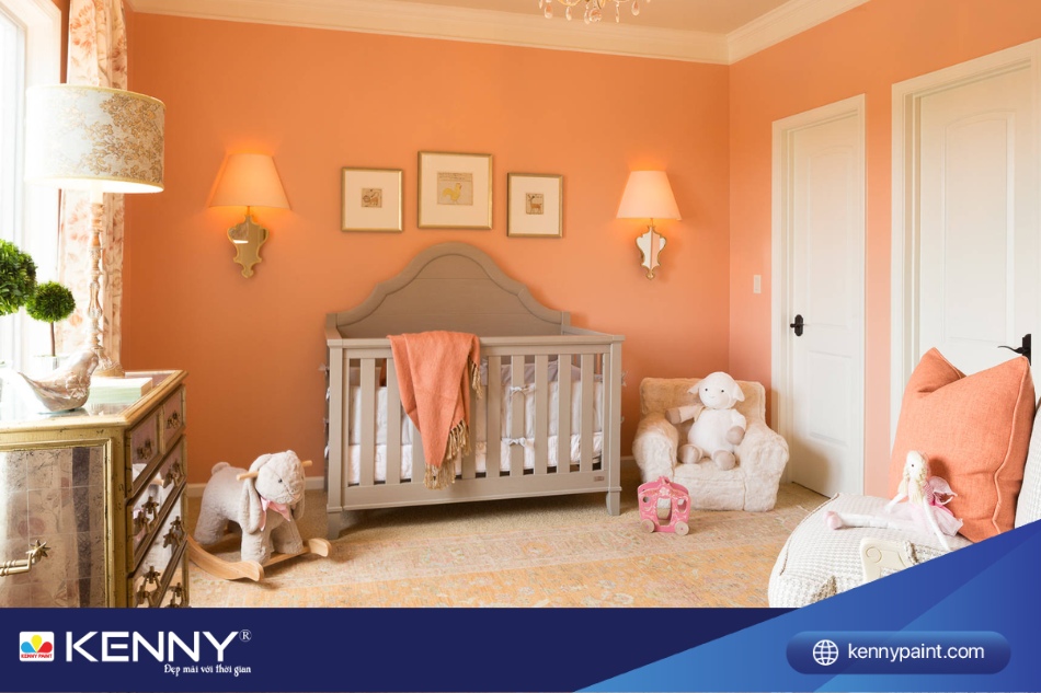 Có thể thêm phụ kiện và đồ nội thất có màu sắc tươi sáng giúp căn phòng trở nên sống động hơn.