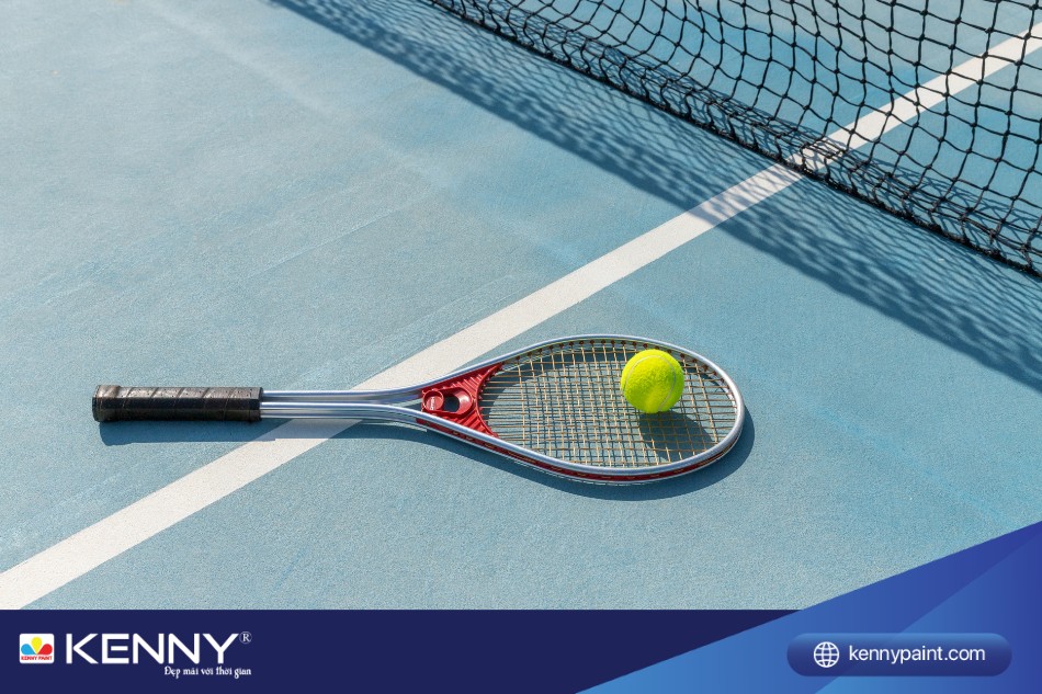 Cấu tạo nền sân tennis được thiết kế phức tạp với nhiều lớp