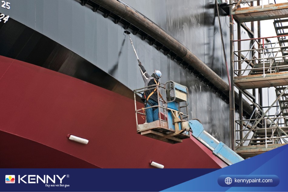 Sơn tàu biển là loại sơn chuyên dụng được sử dụng để bảo vệ và trang trí các bề mặt của tàu thuyền