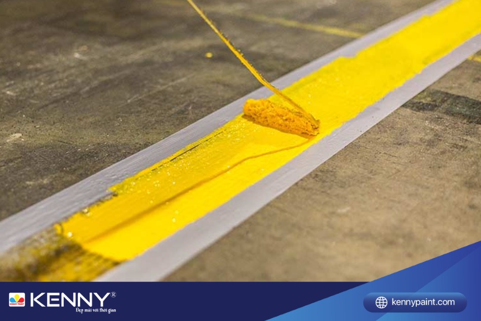 Sơn vạch kẻ đường hệ nước