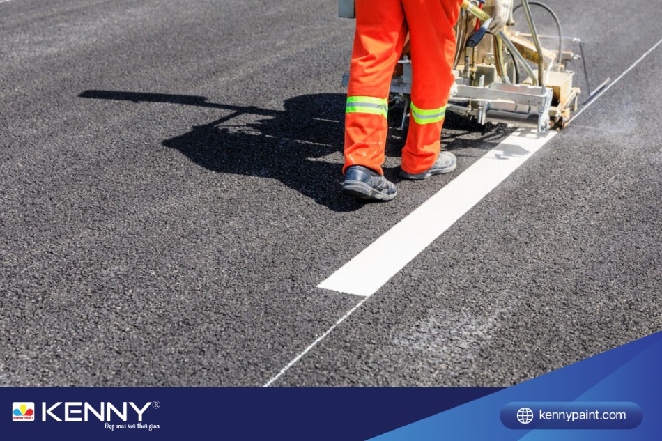 Các bước thi công sơn vạch kẻ đường