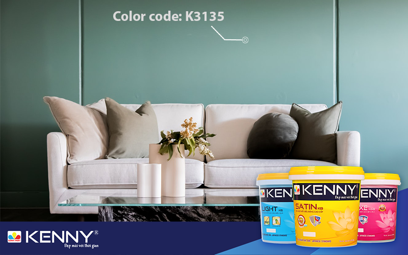 Sơn KENNY - Điểm tô ngôi nhà mơ ước son-nha-mau-xanh-la-11