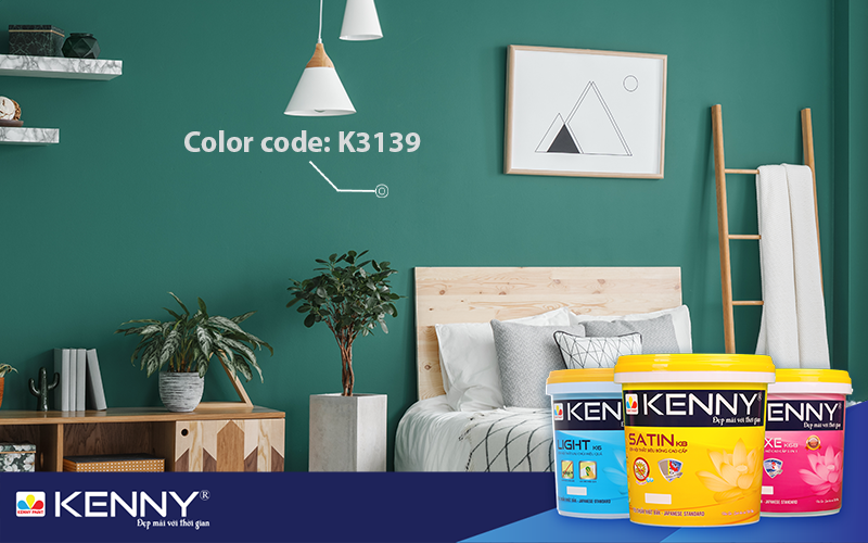 Sơn KENNY - Điểm tô ngôi nhà mơ ước son-nha-mau-xanh-la-4