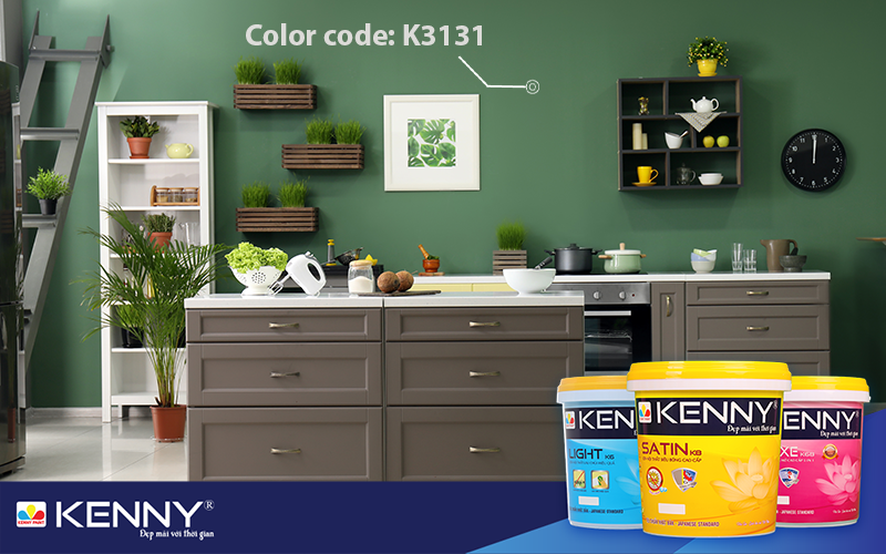 Sơn KENNY - Điểm tô ngôi nhà mơ ước son-nha-mau-xanh-la-6