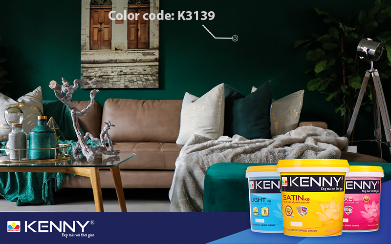 Sơn KENNY - Điểm tô ngôi nhà mơ ước son-nha-mau-xanh-la-9