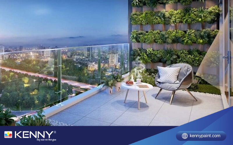 Sơn KENNY - Điểm tô ngôi nhà mơ ước son-chong-tham-ban-cong