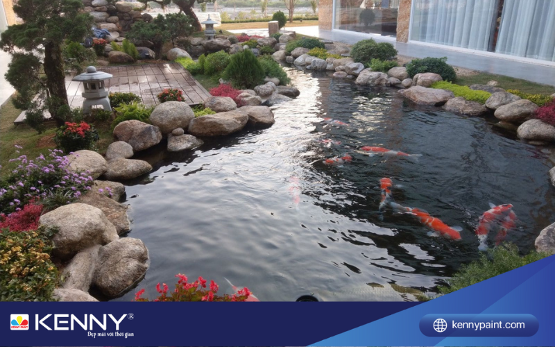 Sơn KENNY - Điểm tô ngôi nhà mơ ước son-chong-tham-ho-ca-koi