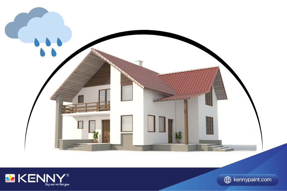 Sơn chống thấm và chất chống thấm đều giúp bảo vệ công trình khỏi sự xâm nhập của nước