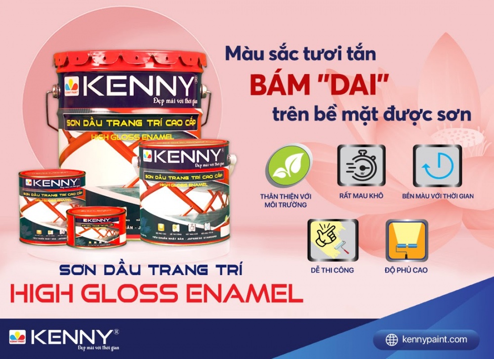 Sơn KENNY - Điểm tô ngôi nhà mơ ước son-dau-go-kenny