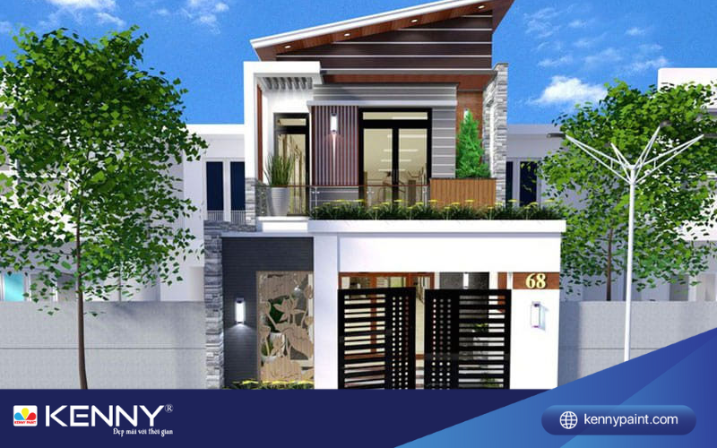 Sơn KENNY - Điểm tô ngôi nhà mơ ước son-ngoai-that-nha-pho-4