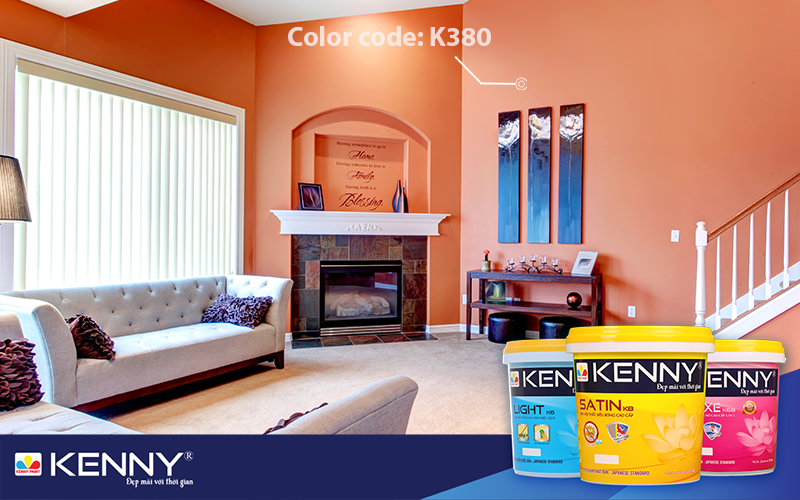 Sơn KENNY - Điểm tô ngôi nhà mơ ước son-nha-mau-cam-2