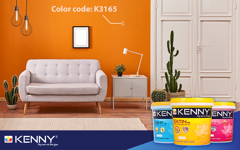 Sơn KENNY - Điểm tô ngôi nhà mơ ước son-nha-mau-cam-7