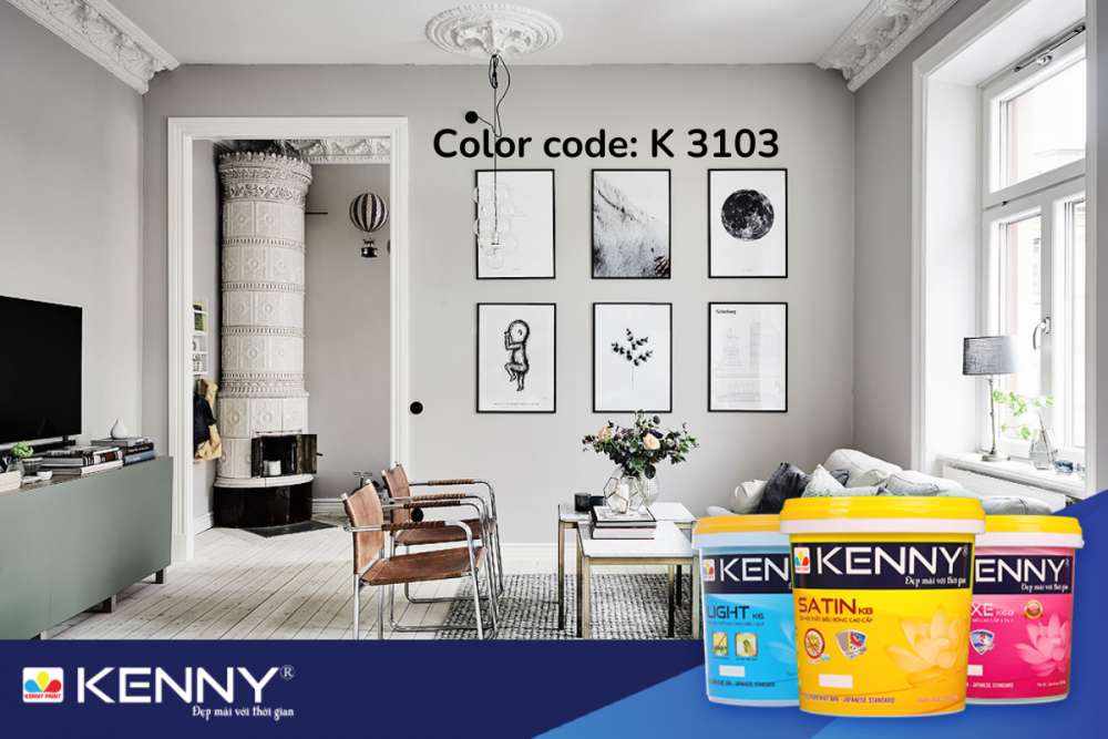 Sơn KENNY - Điểm tô ngôi nhà mơ ước son-nha-mau-trang-ket-hop-voi-mau-gi-4