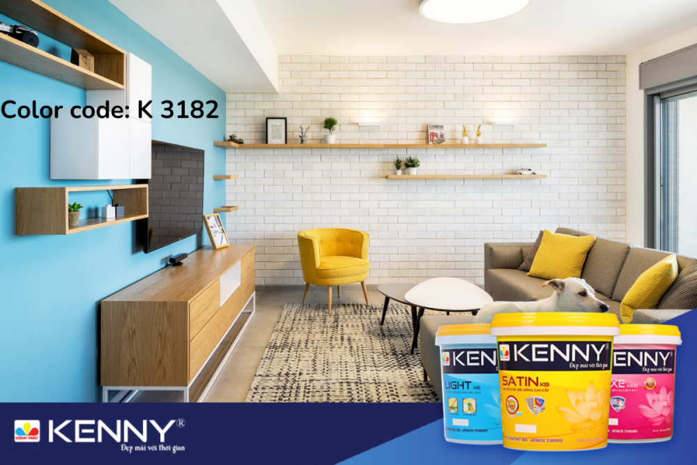 Sơn KENNY - Điểm tô ngôi nhà mơ ước son-nha-mau-trang-ket-hop-voi-mau-gi-8