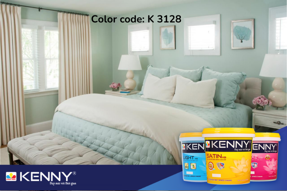 Sơn KENNY - Điểm tô ngôi nhà mơ ước son-nha-mau-xanh-ngoc-3